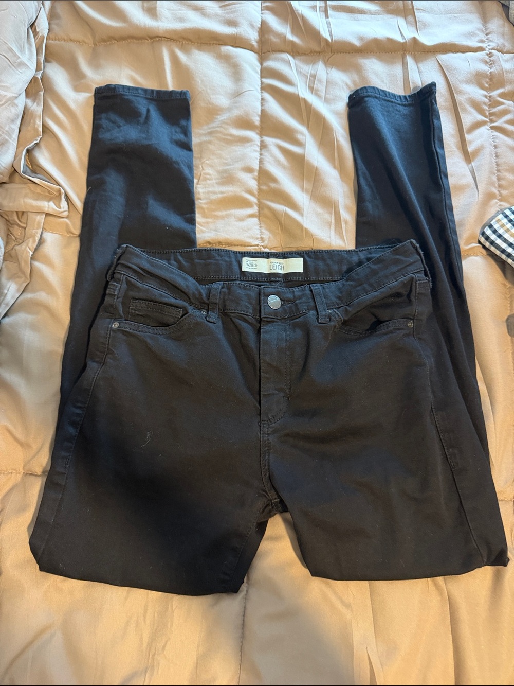 Topshop Black Skinny Jeans - Slim Stretch Fit